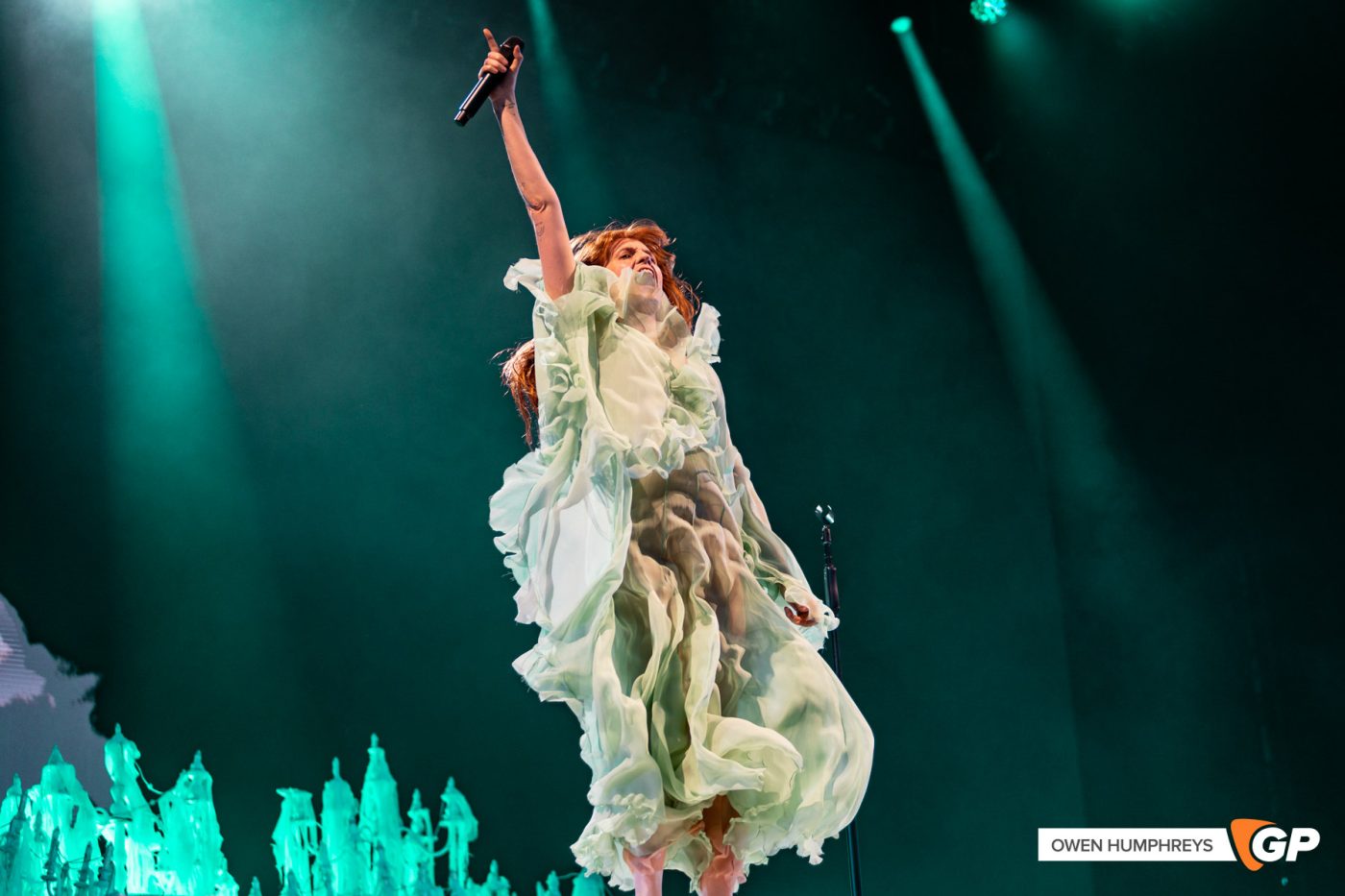 Florence + The Machine at Malahide Castle. Photo by Owen Humphreys www.owen.ie