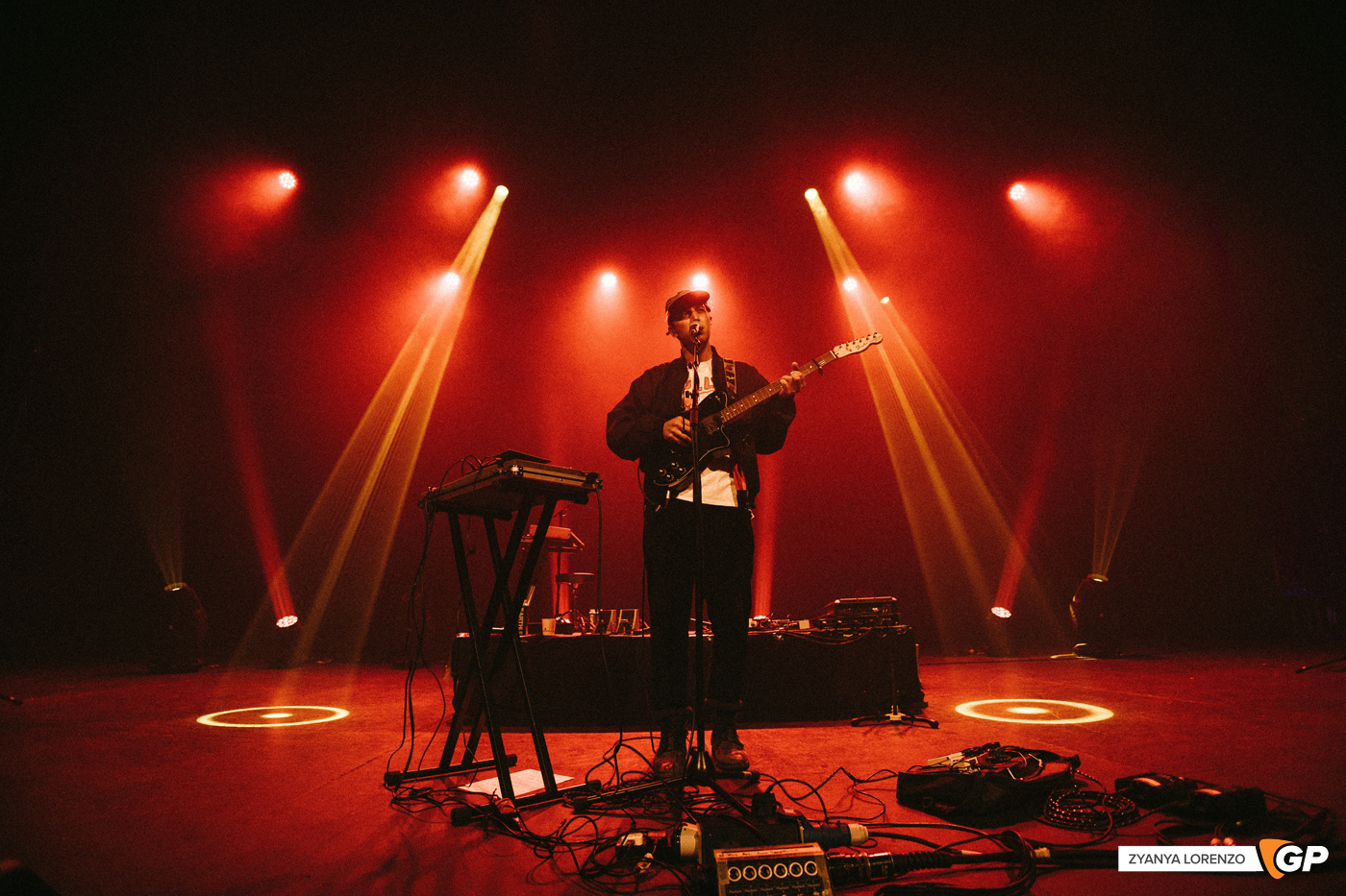 Nathan Ball live at the Olympia, Dublin. Photographed by Zyanya Lorenzo.