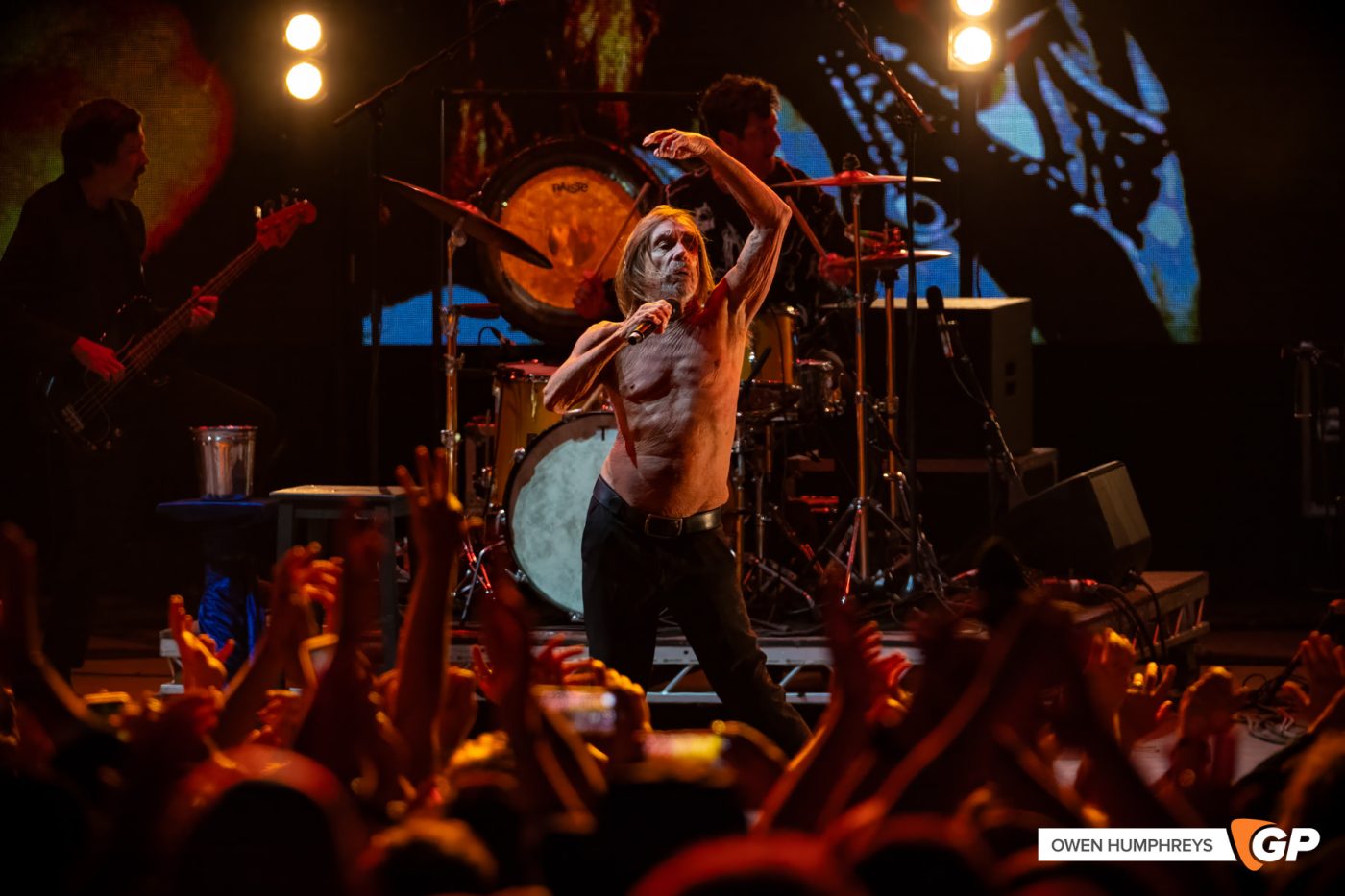 Iggy Pop at All Together Now. Photo by Owen Humphreys www.owen.ie