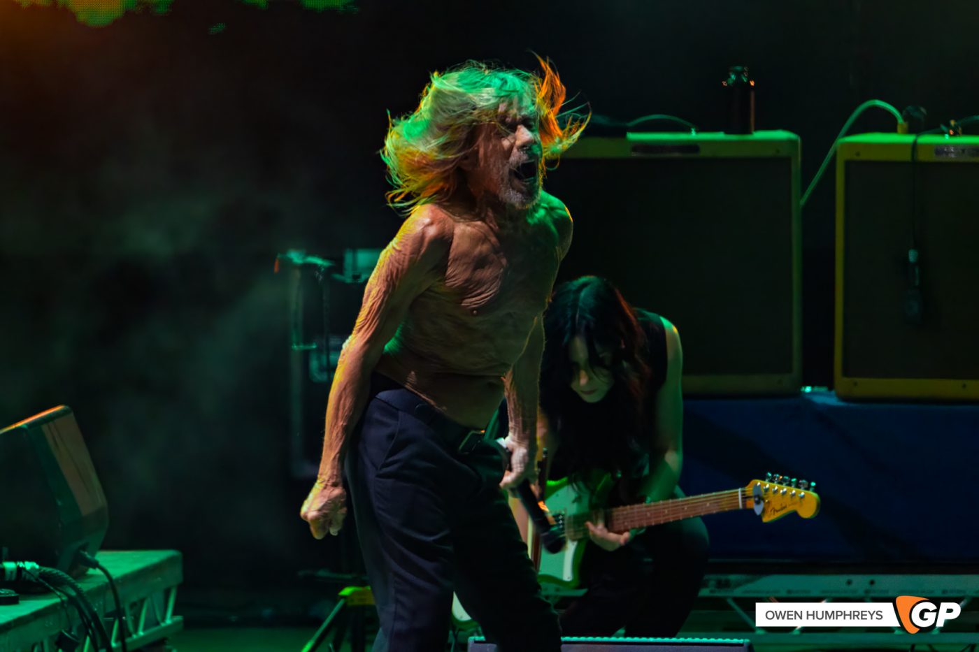 Iggy Pop at All Together Now. Photo by Owen Humphreys www.owen.ie