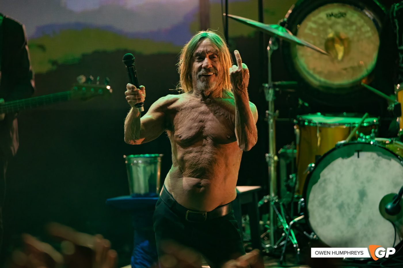 Iggy Pop at All Together Now. Photo by Owen Humphreys www.owen.ie