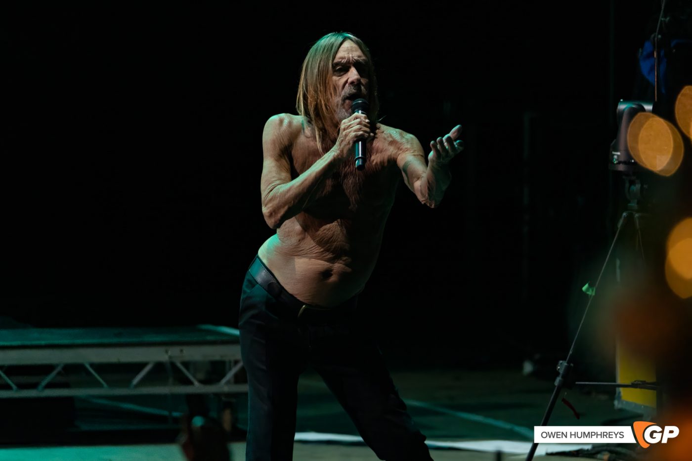 Iggy Pop at All Together Now. Photo by Owen Humphreys www.owen.ie