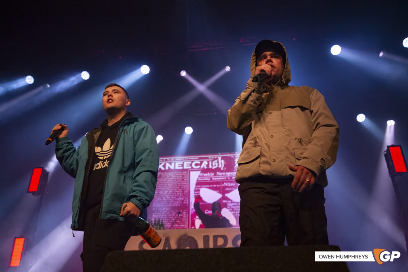 Kneecap at the 3Olympia Theatre. Photo by Owen Humphreys www.owen.ie