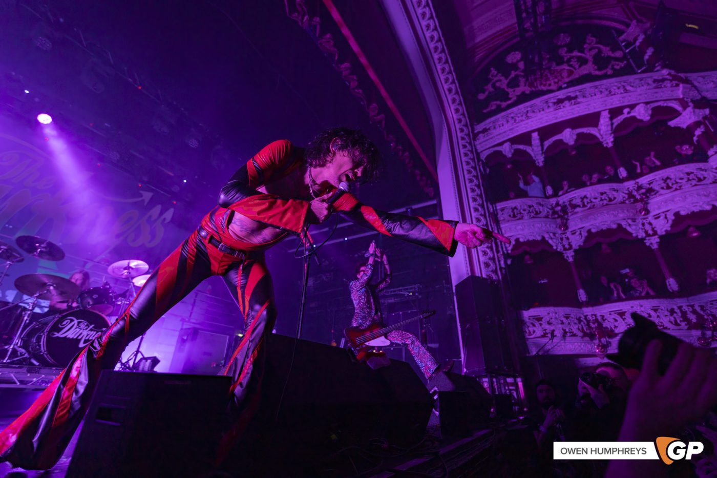 The Darkness at The 3Olympia Theatre. Photo by Owen Humphreys www.owen.ie