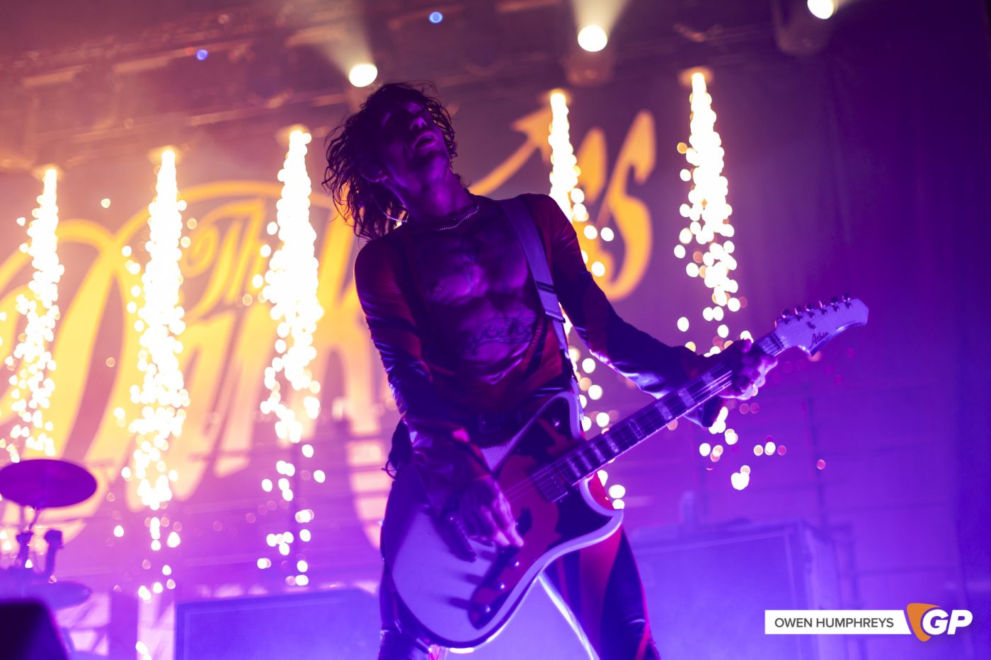 The Darkness at The 3Olympia Theatre. Photo by Owen Humphreys www.owen.ie