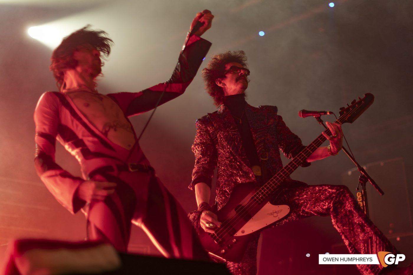 The Darkness at The 3Olympia Theatre. Photo by Owen Humphreys www.owen.ie