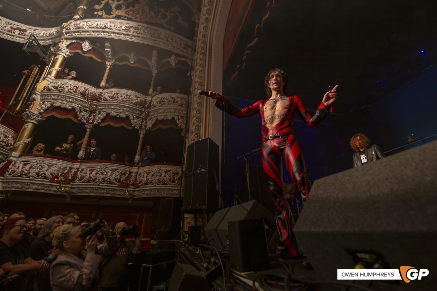 The Darkness at The 3Olympia Theatre. Photo by Owen Humphreys www.owen.ie