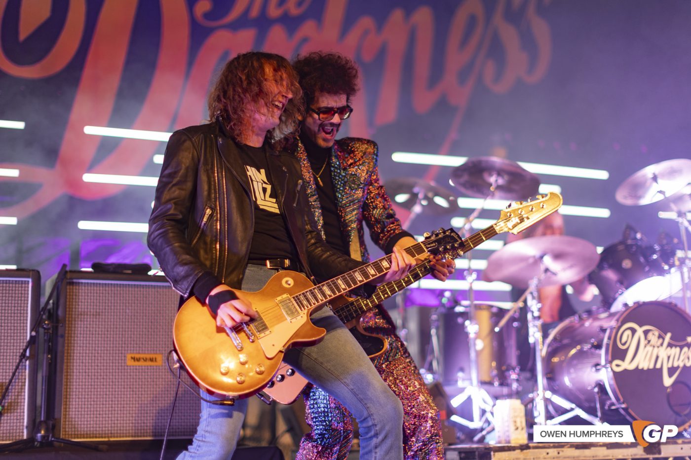 The Darkness at The 3Olympia Theatre. Photo by Owen Humphreys www.owen.ie