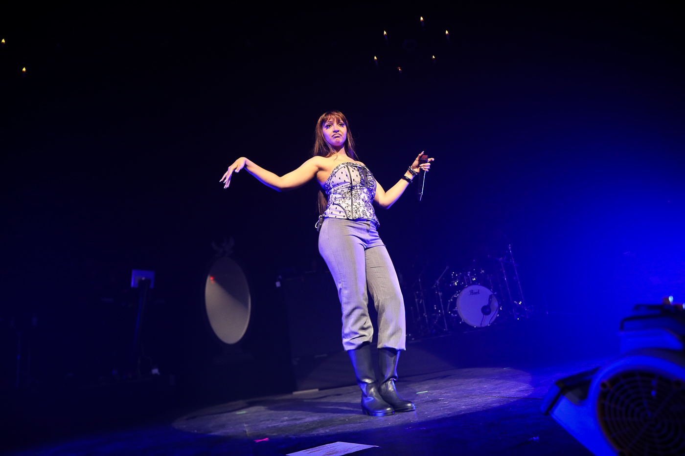 Pink Pantheress at the 3Olympia Theatre on 20 February 2024 by Yan Bourke