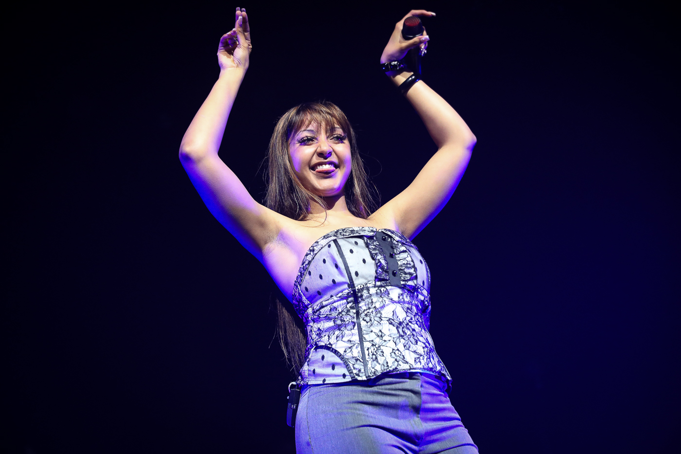 Pink Pantheress at the 3Olympia Theatre on 20 February 2024 by Yan Bourke