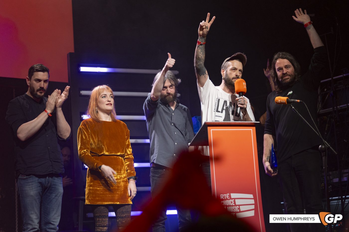 Lankum at the Choice Music Prize 2024. Photo by Owen Humphreys www.owen.ie