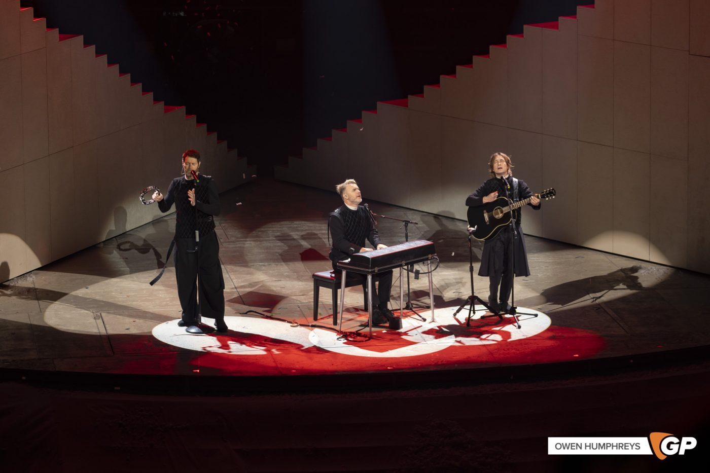 Take That at the 3Arena. Photo by Owen Humphreys www.owen.ie