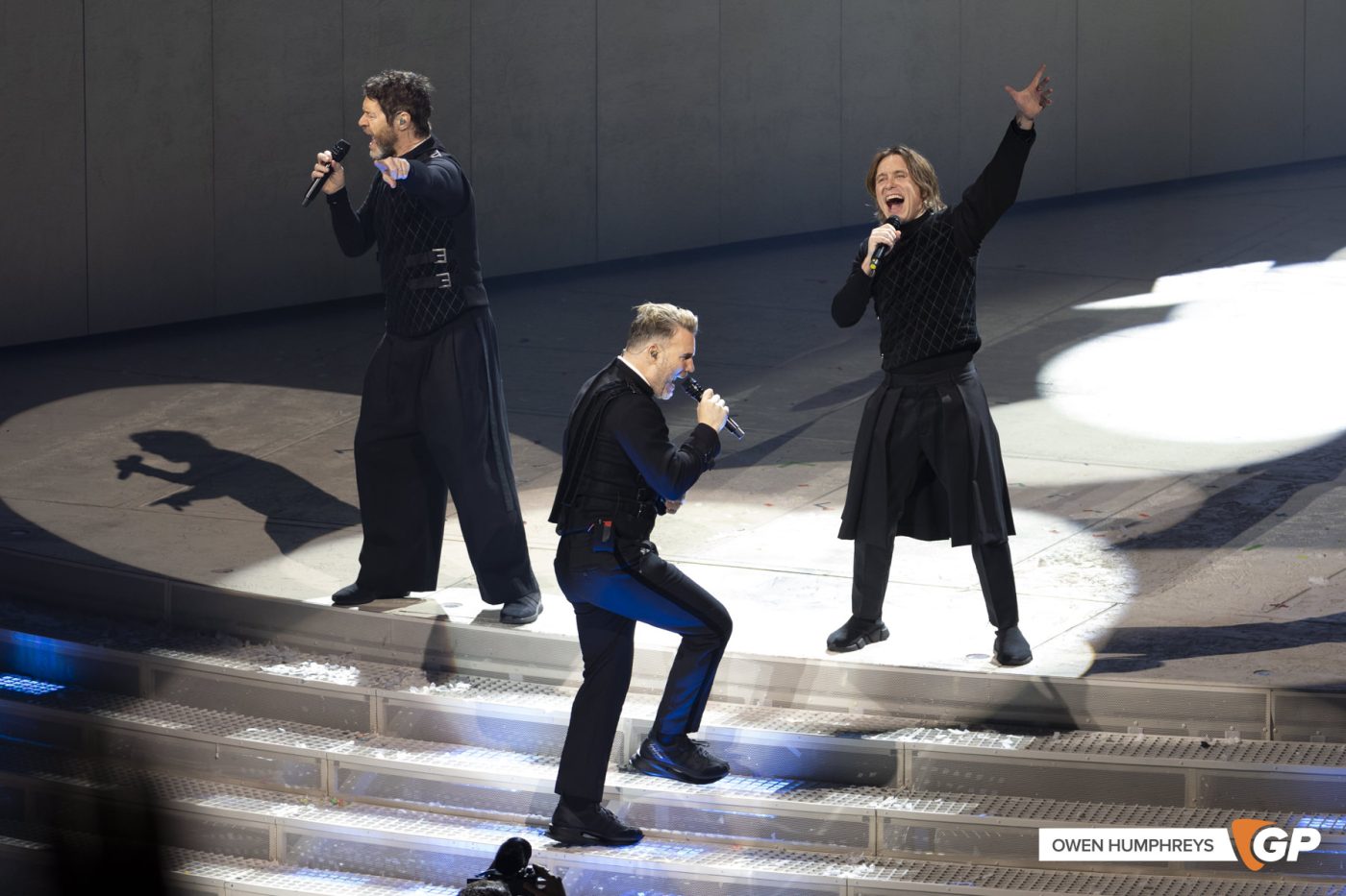 Take That at the 3Arena. Photo by Owen Humphreys www.owen.ie