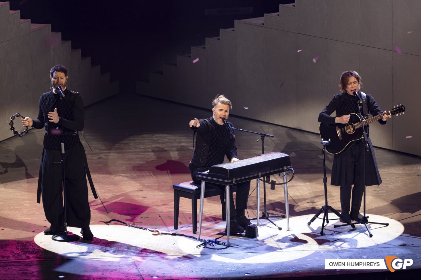 Take That at the 3Arena. Photo by Owen Humphreys www.owen.ie