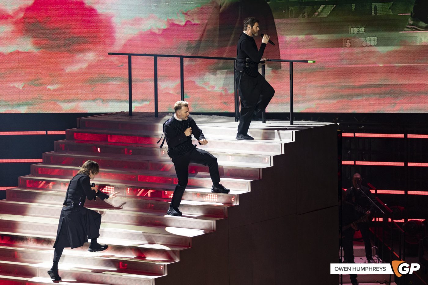 Take That at the 3Arena. Photo by Owen Humphreys www.owen.ie