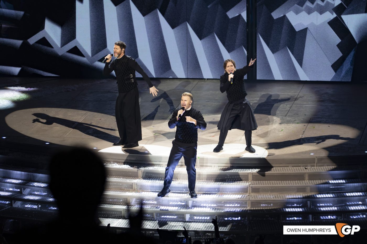 Take That at the 3Arena. Photo by Owen Humphreys www.owen.ie