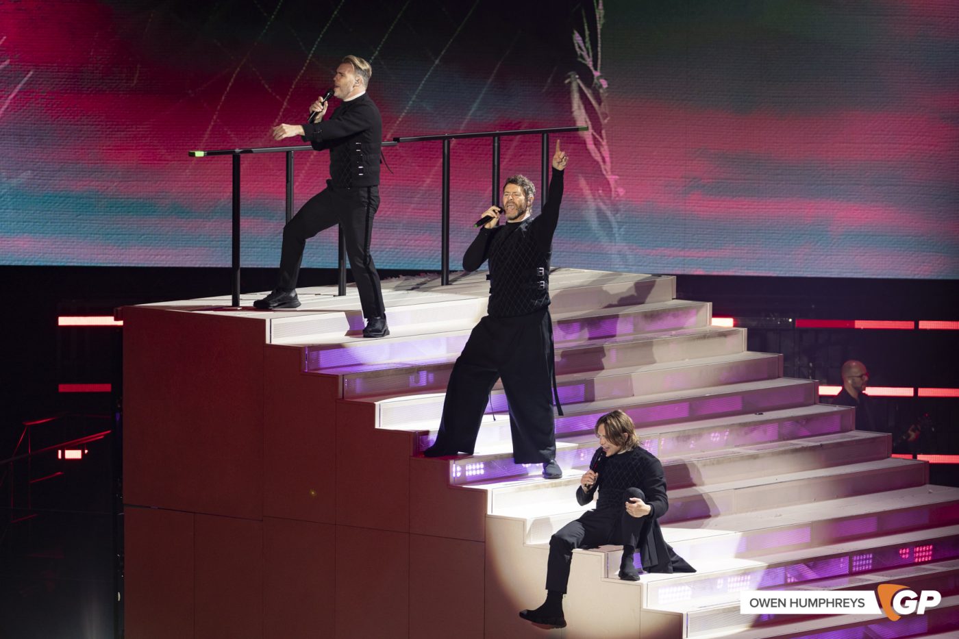 Take That at the 3Arena. Photo by Owen Humphreys www.owen.ie