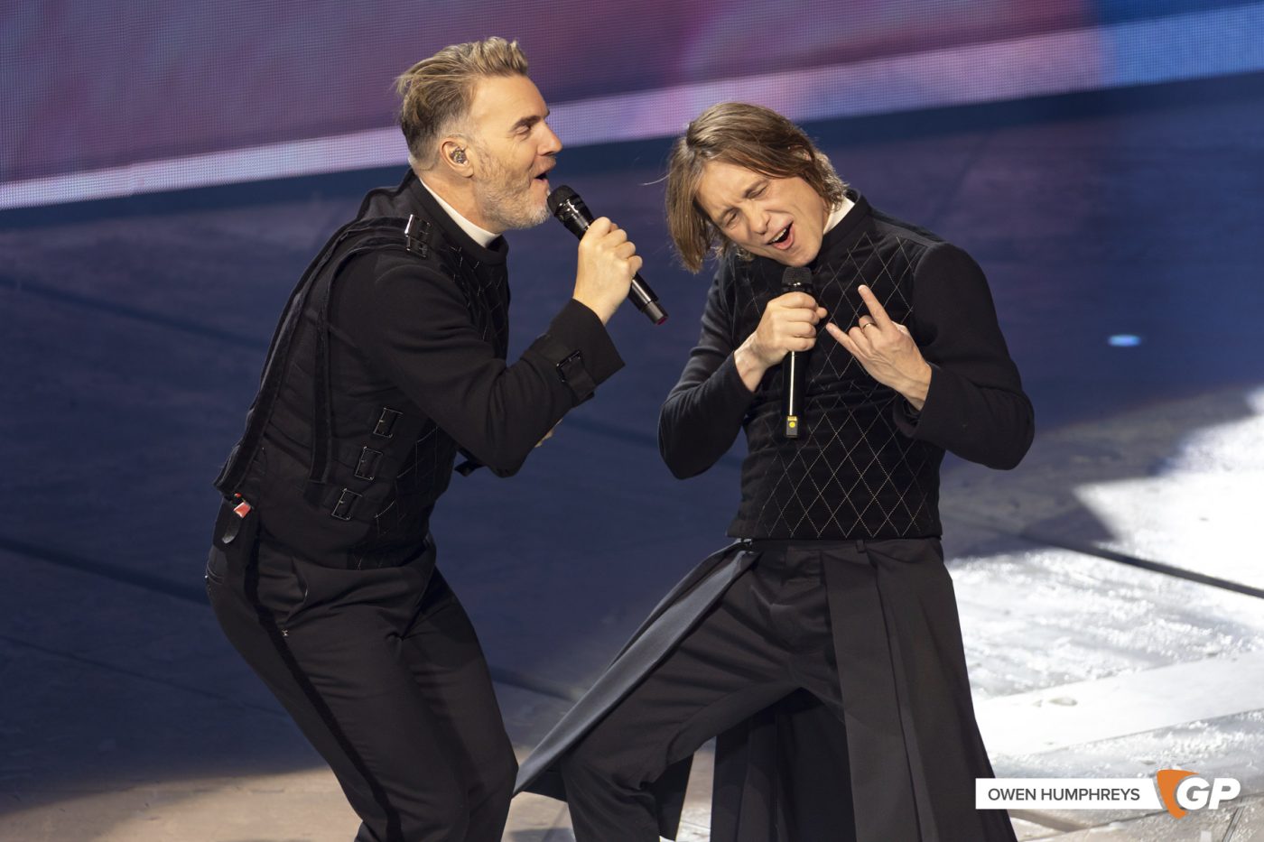 Take That at the 3Arena. Photo by Owen Humphreys www.owen.ie