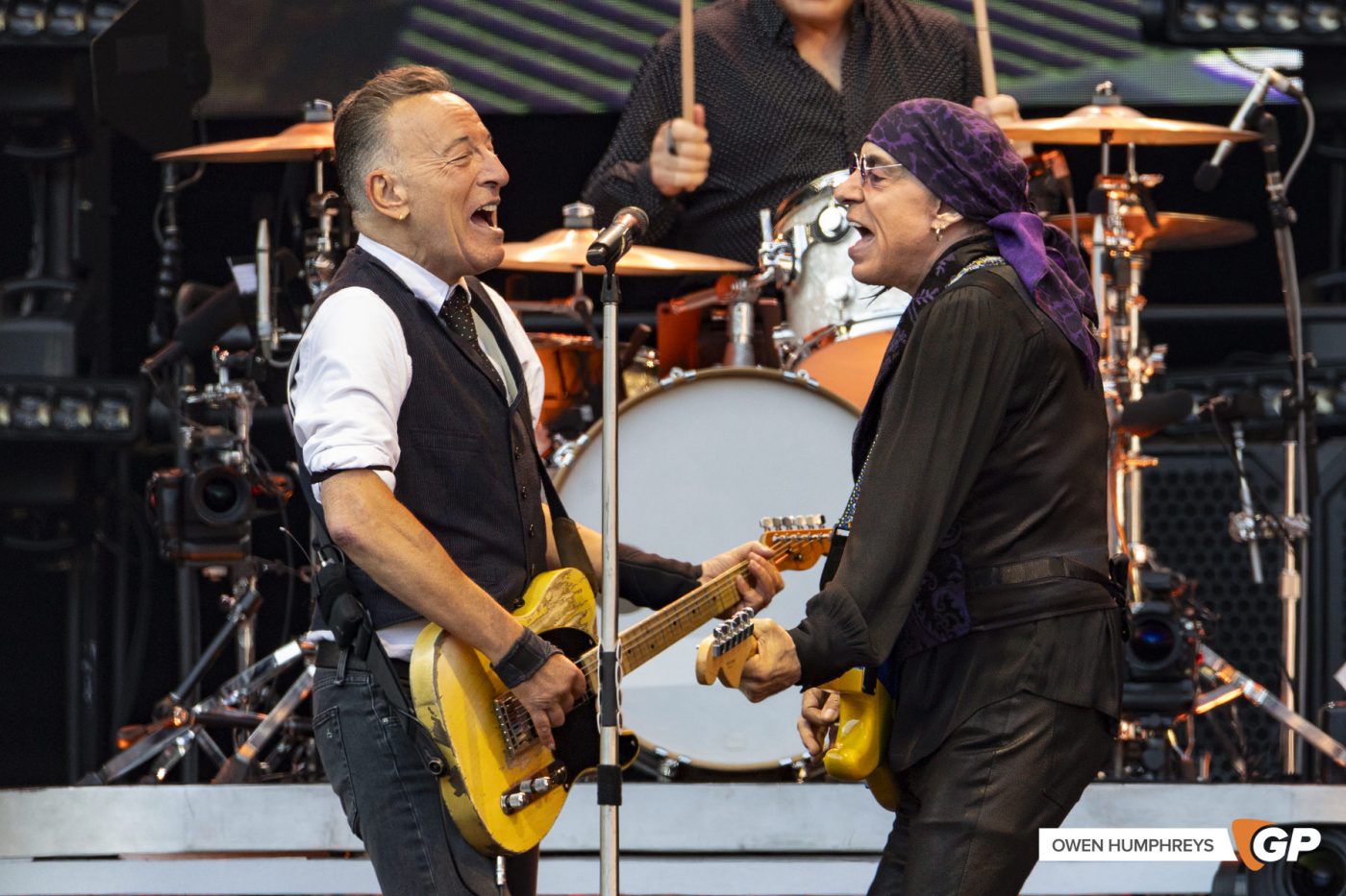 Bruce Springsteen at Croke Park. Photo by Owen Humphreys www.owen.ie