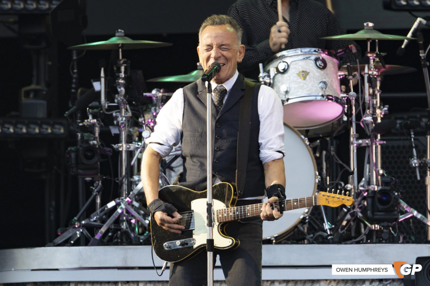 Bruce Springsteen at Croke Park. Photo by Owen Humphreys www.owen.ie