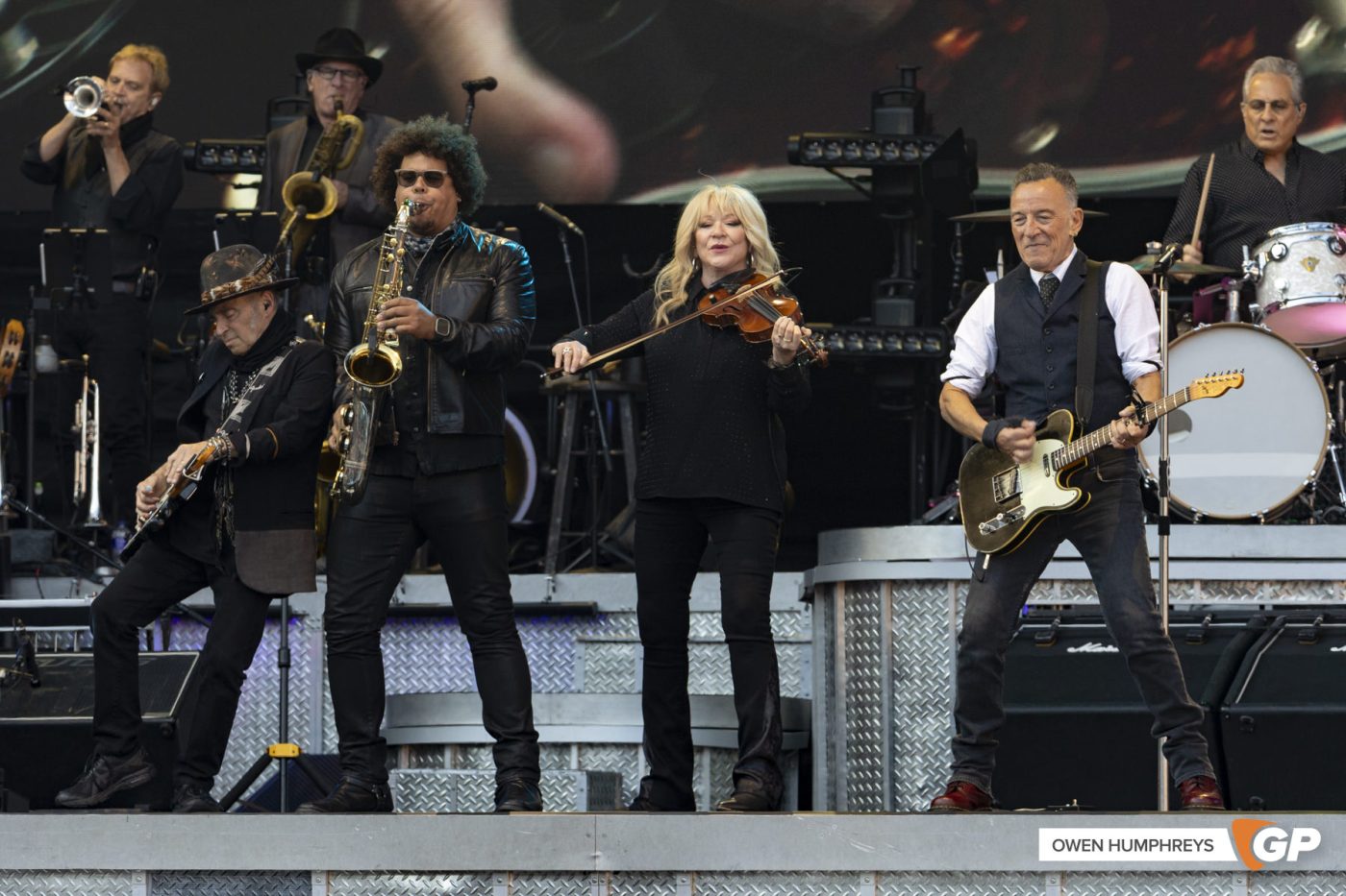 Bruce Springsteen at Croke Park. Photo by Owen Humphreys www.owen.ie