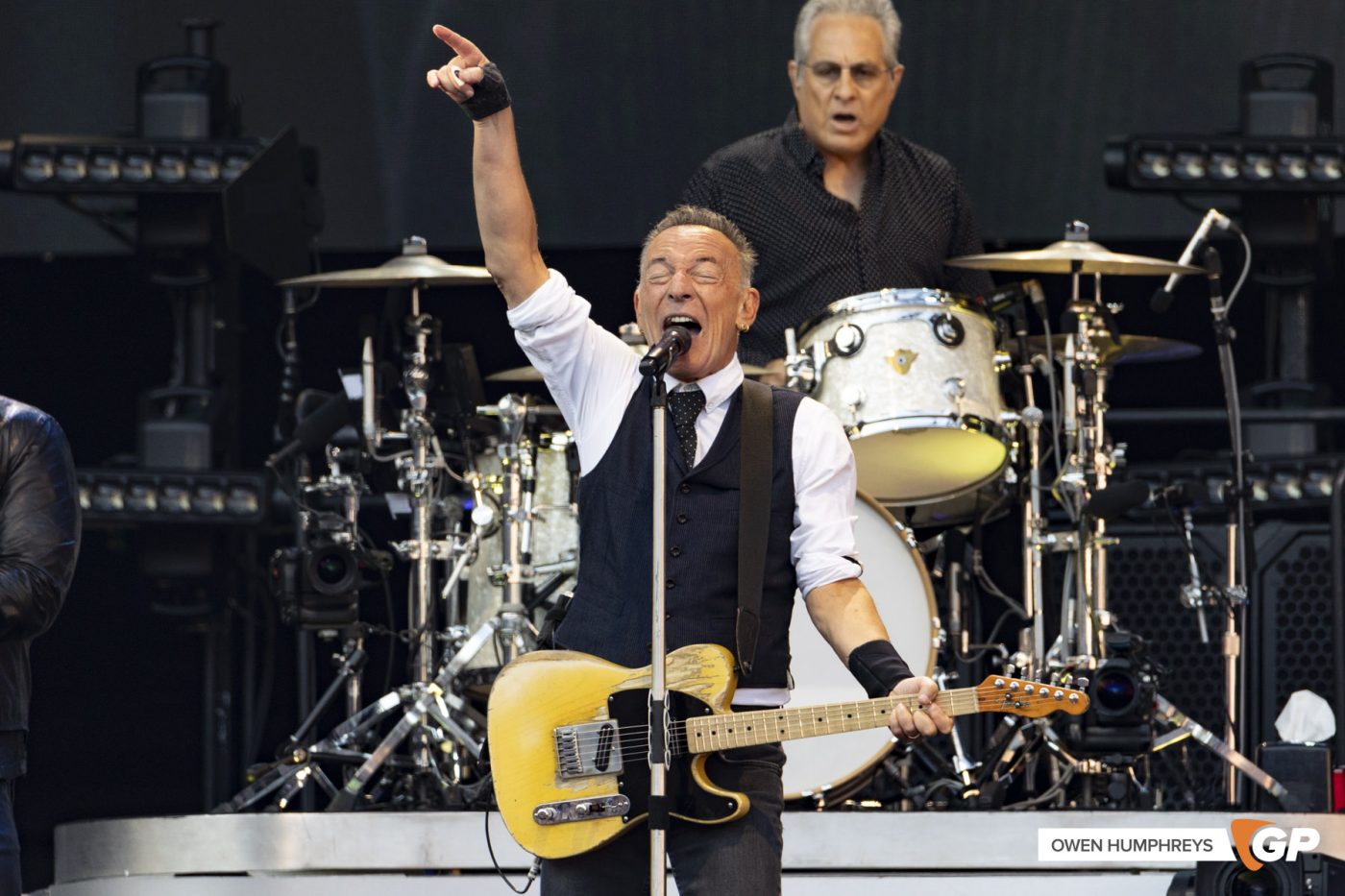 Bruce Springsteen at Croke Park. Photo by Owen Humphreys www.owen.ie