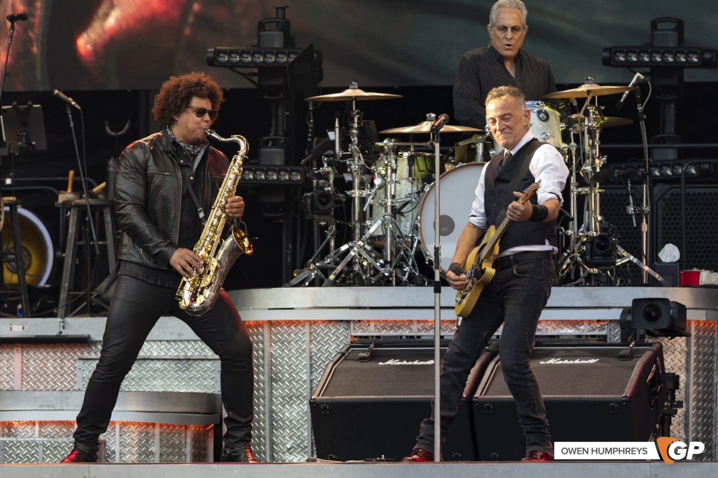 Bruce Springsteen at Croke Park. Photo by Owen Humphreys www.owen.ie