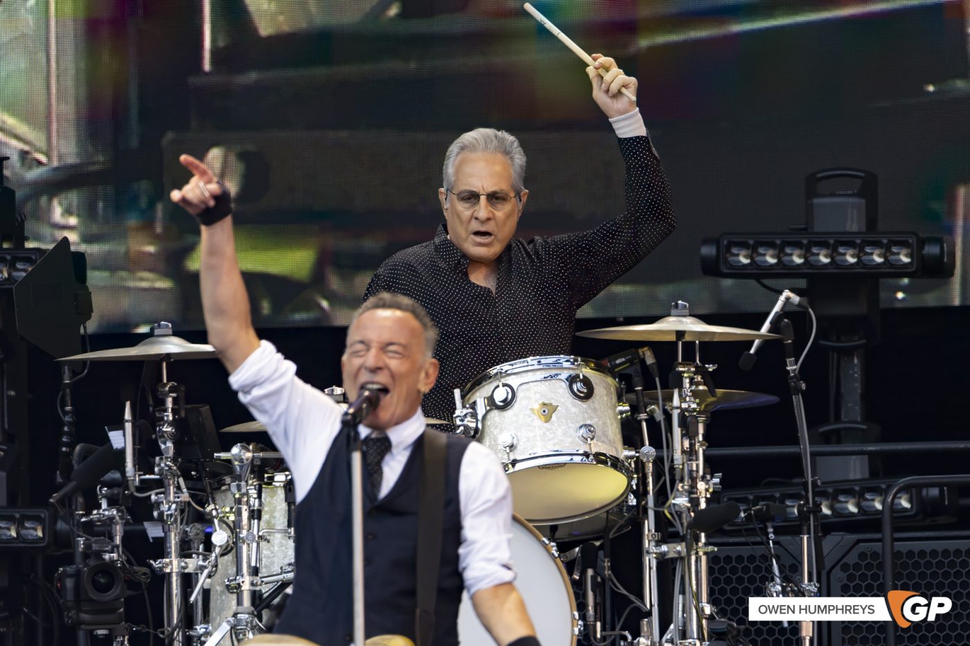 Bruce Springsteen at Croke Park. Photo by Owen Humphreys www.owen.ie
