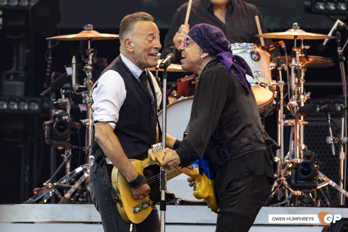 Bruce Springsteen at Croke Park. Photo by Owen Humphreys www.owen.ie