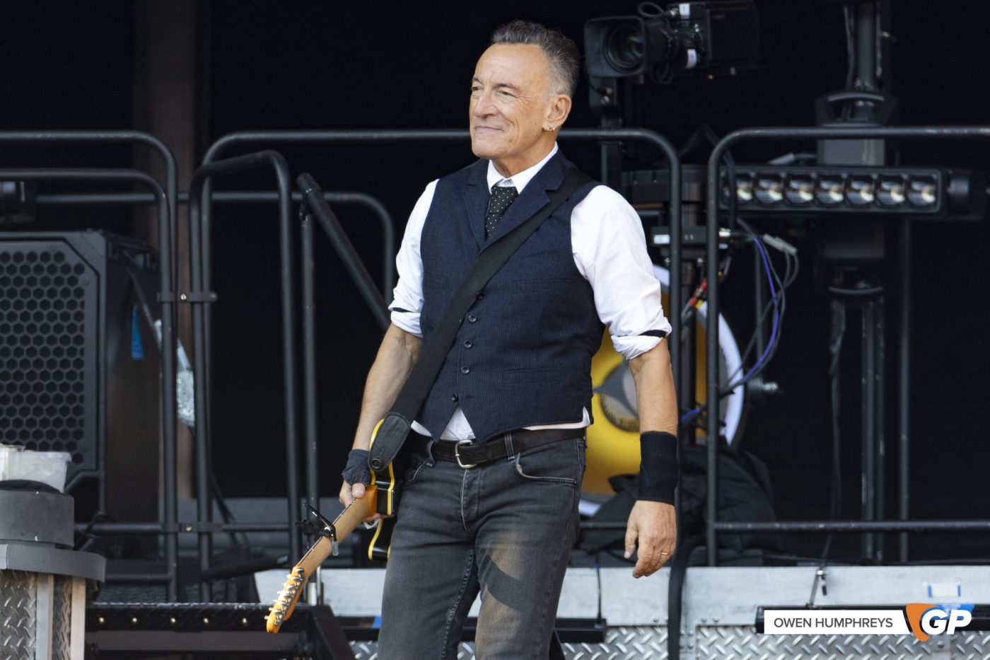 Bruce Springsteen at Croke Park. Photo by Owen Humphreys www.owen.ie