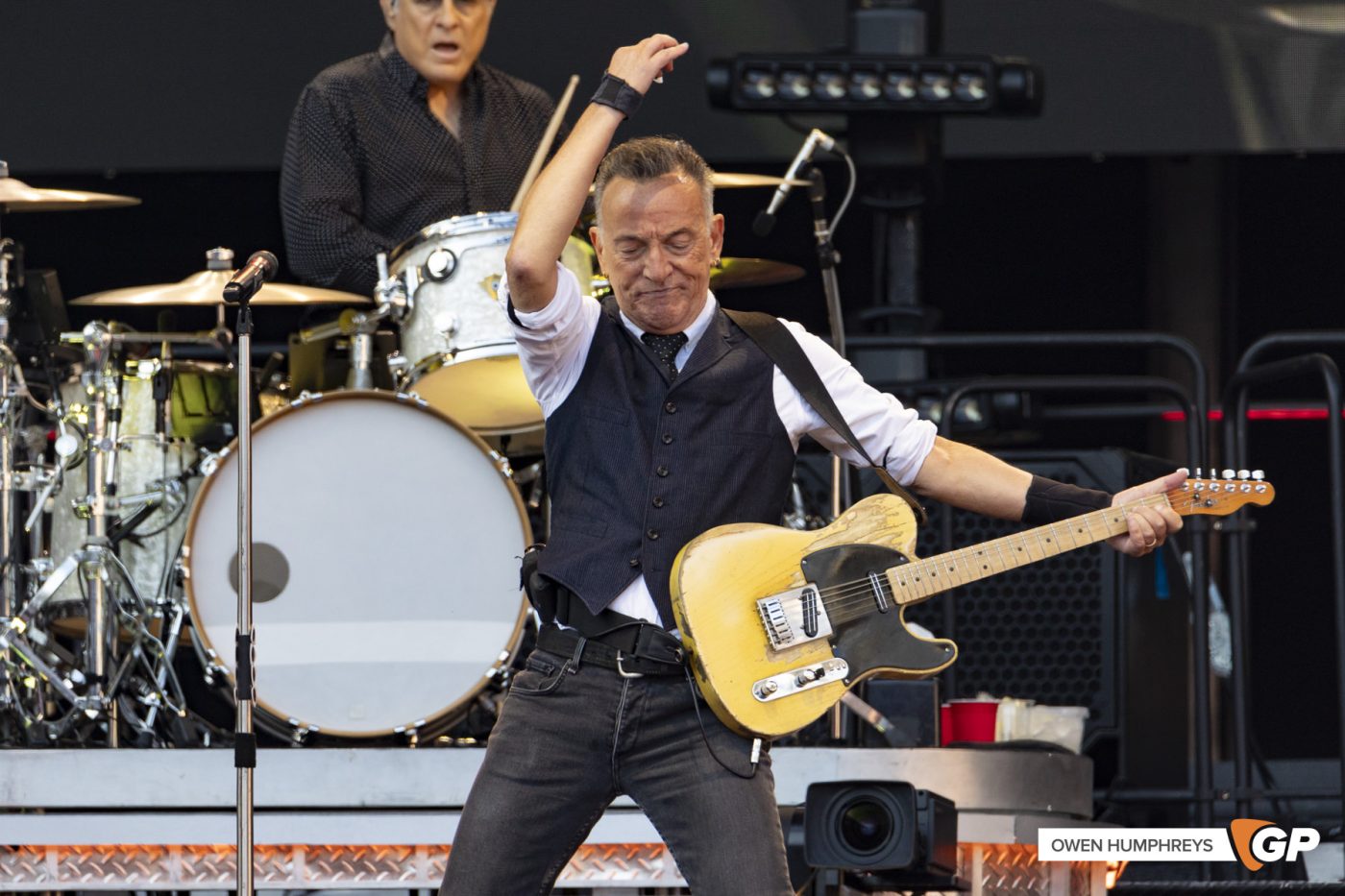 Bruce Springsteen at Croke Park. Photo by Owen Humphreys www.owen.ie