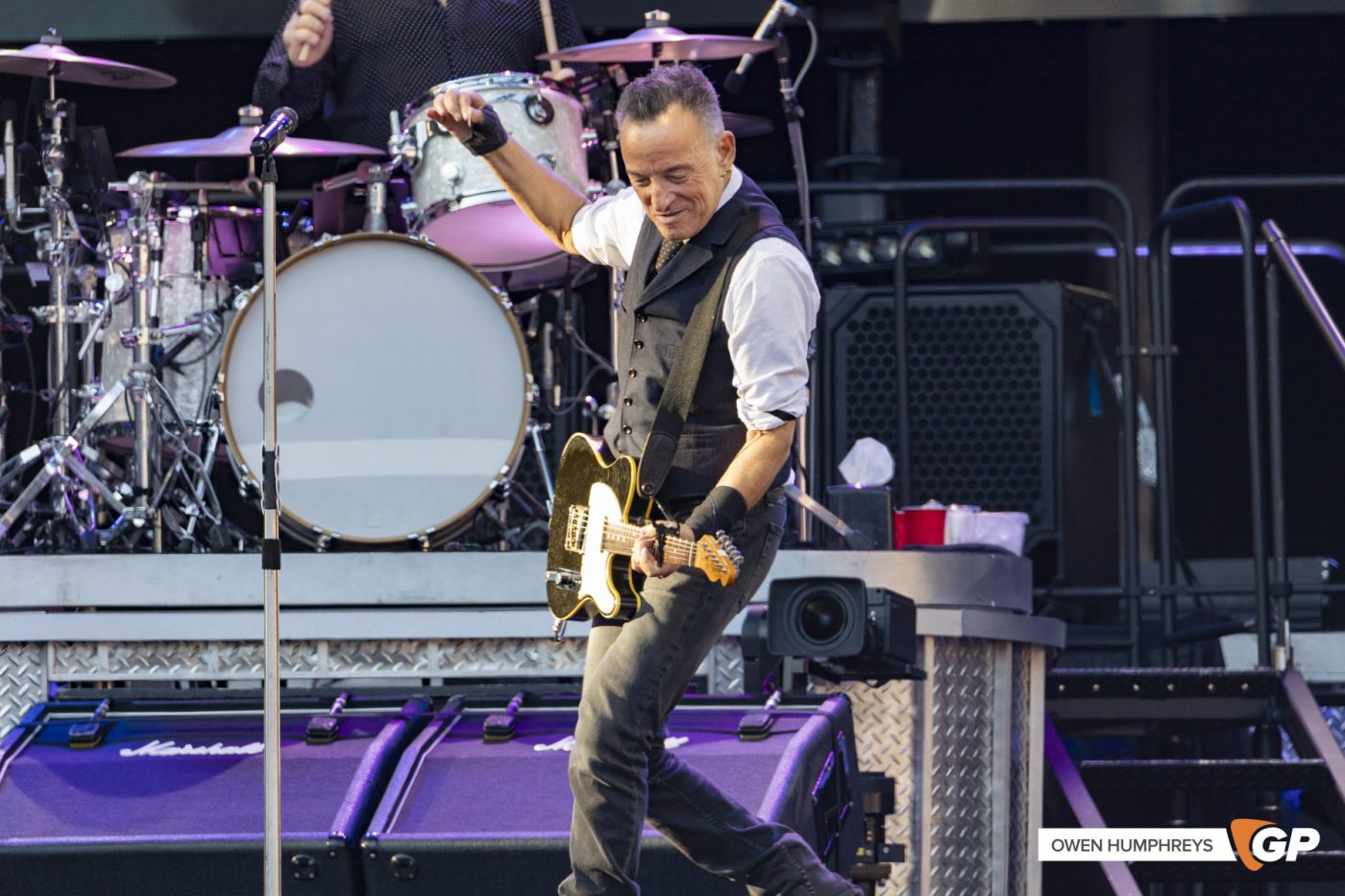 Bruce Springsteen at Croke Park. Photo by Owen Humphreys www.owen.ie
