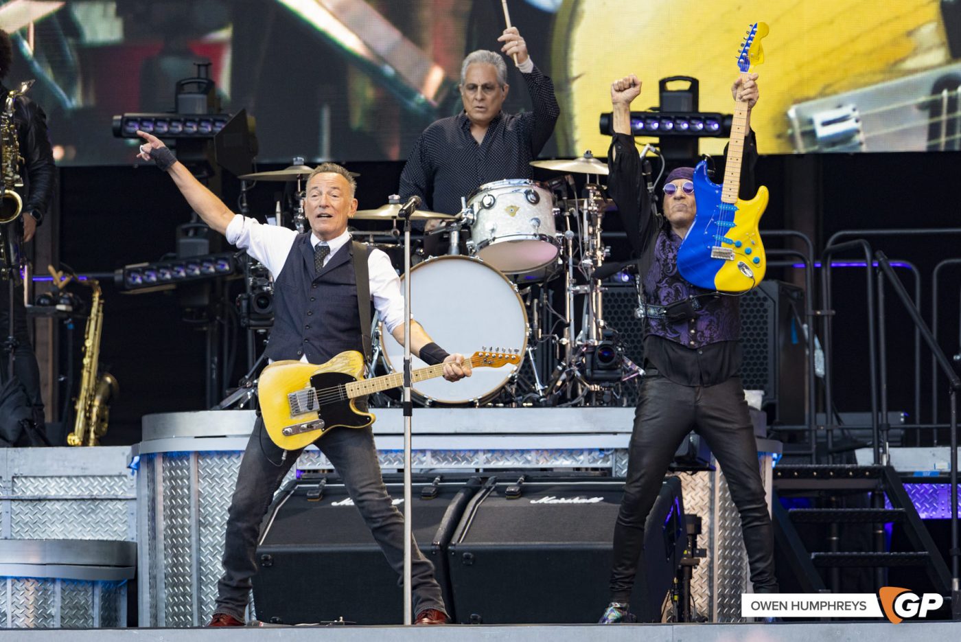 Bruce Springsteen at Croke Park. Photo by Owen Humphreys www.owen.ie