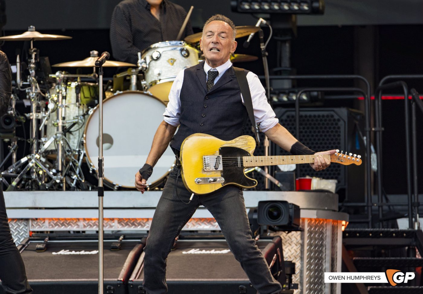 Bruce Springsteen at Croke Park. Photo by Owen Humphreys www.owen.ie
