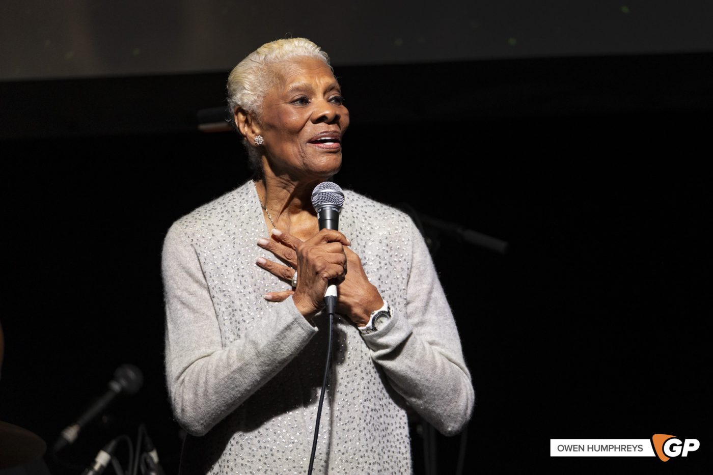 Dionne Warwick at Vicar Street. Photo by Owen Humphreys www.owen.ie