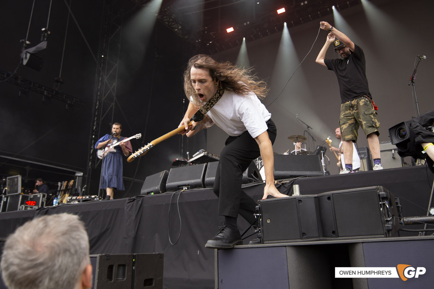Idles at Malahinde Castle. Photo by Owen Humphreys www.owen.ie