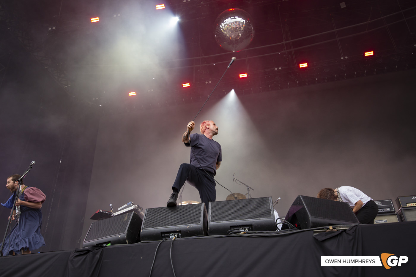 Idles at Malahinde Castle. Photo by Owen Humphreys www.owen.ie