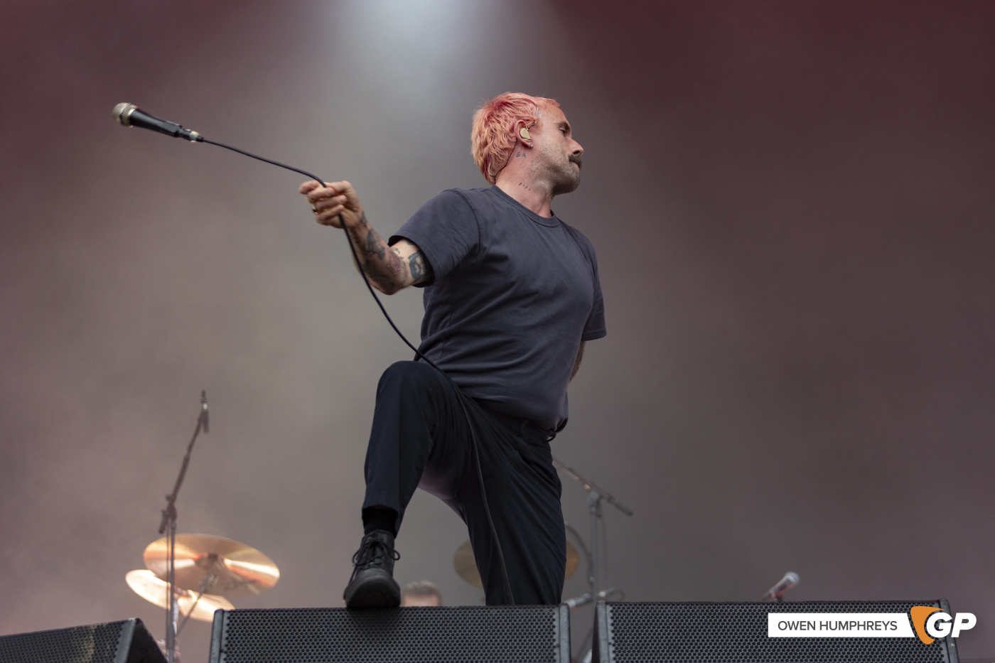 Idles at Malahinde Castle. Photo by Owen Humphreys www.owen.ie