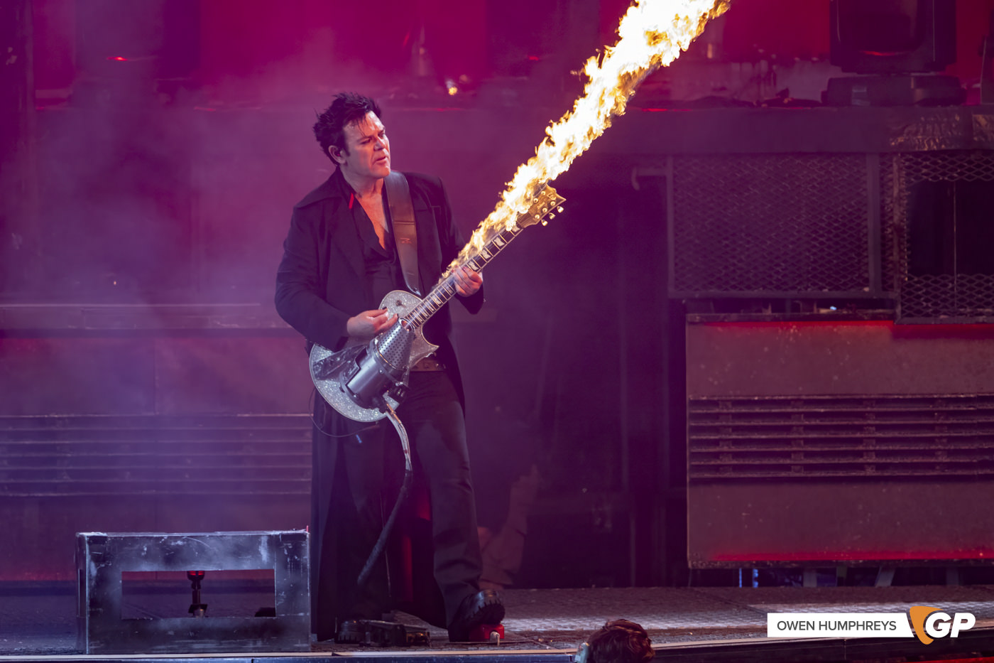 Rammstein at the RDS, Dublin. Photo by Owen Humphreys www.owen.ie
