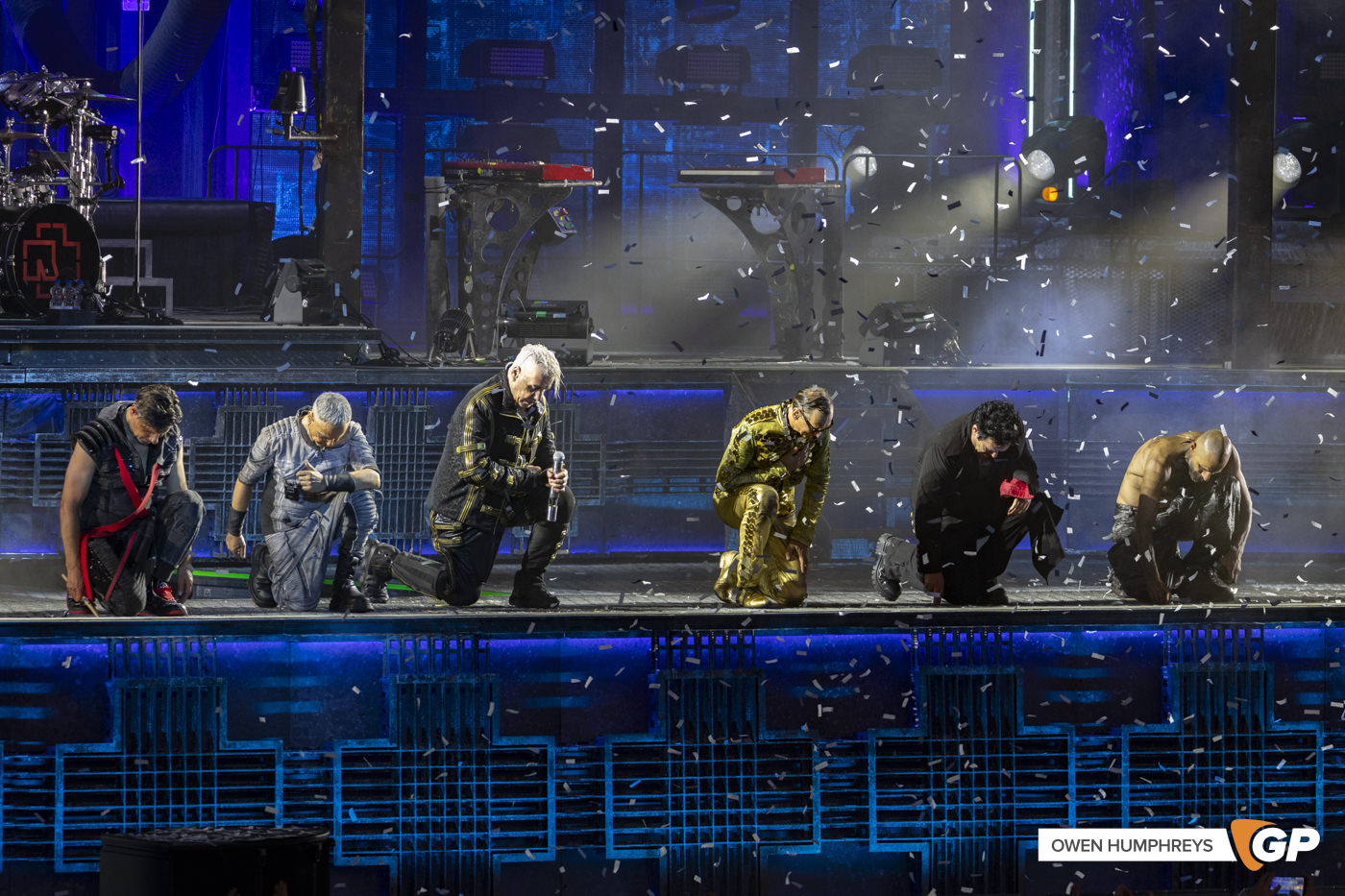 Rammstein at the RDS, Dublin. Photo by Owen Humphreys www.owen.ie