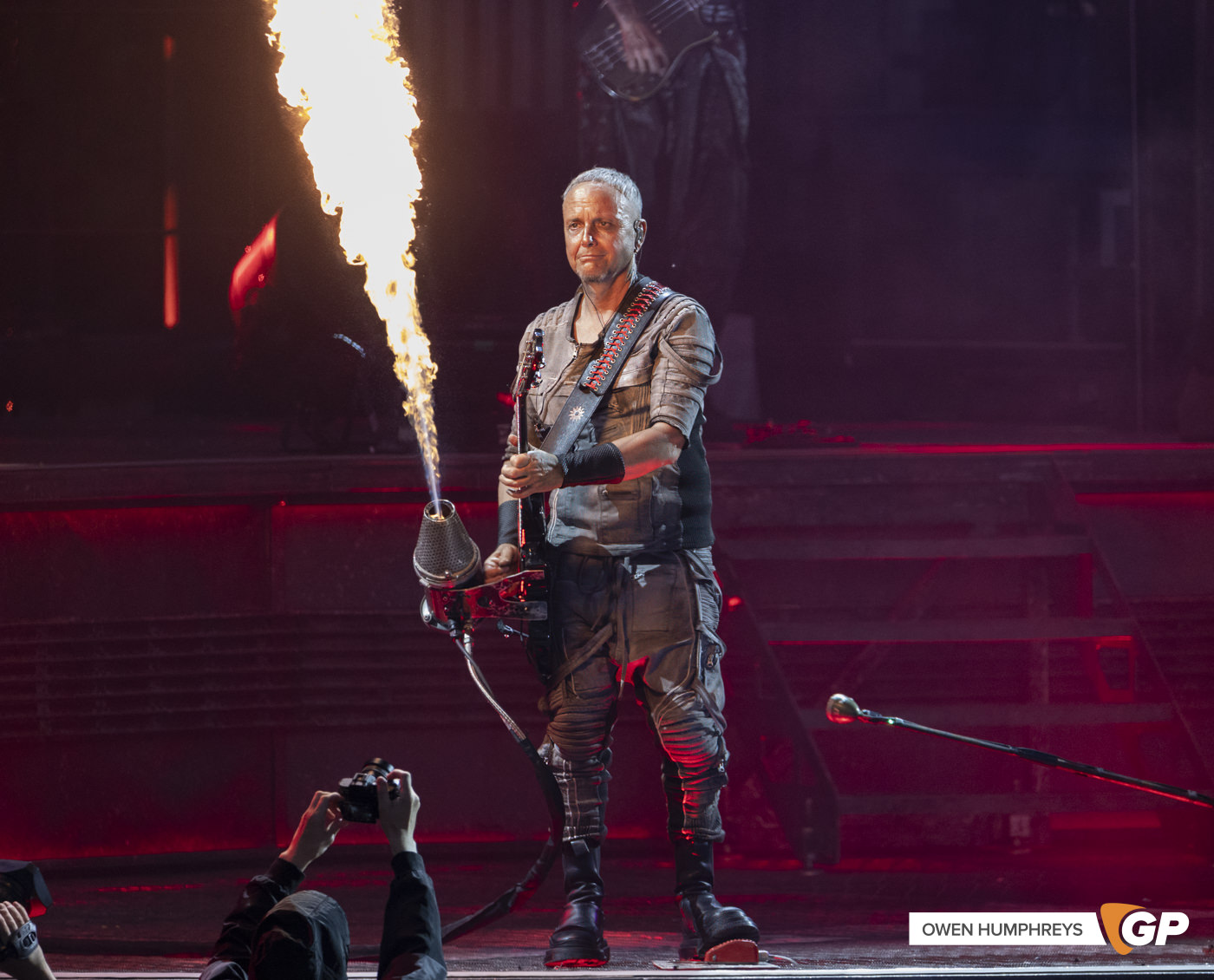 Rammstein at the RDS, Dublin. Photo by Owen Humphreys www.owen.ie