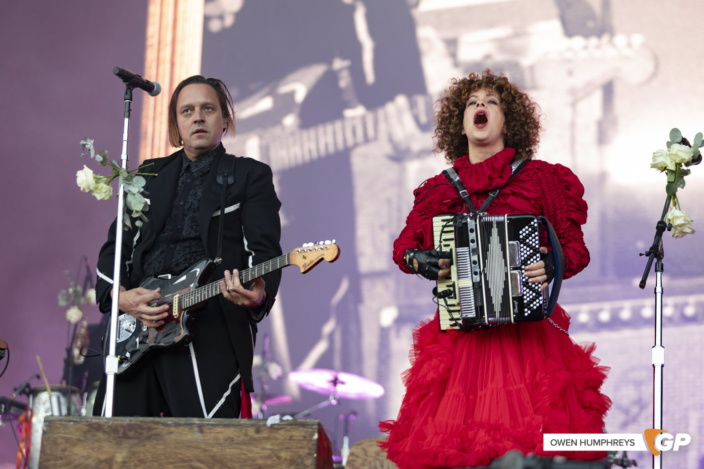 Arcade Fire at Malahide Castle. Photo by Owen Humphreys www.owen.ie