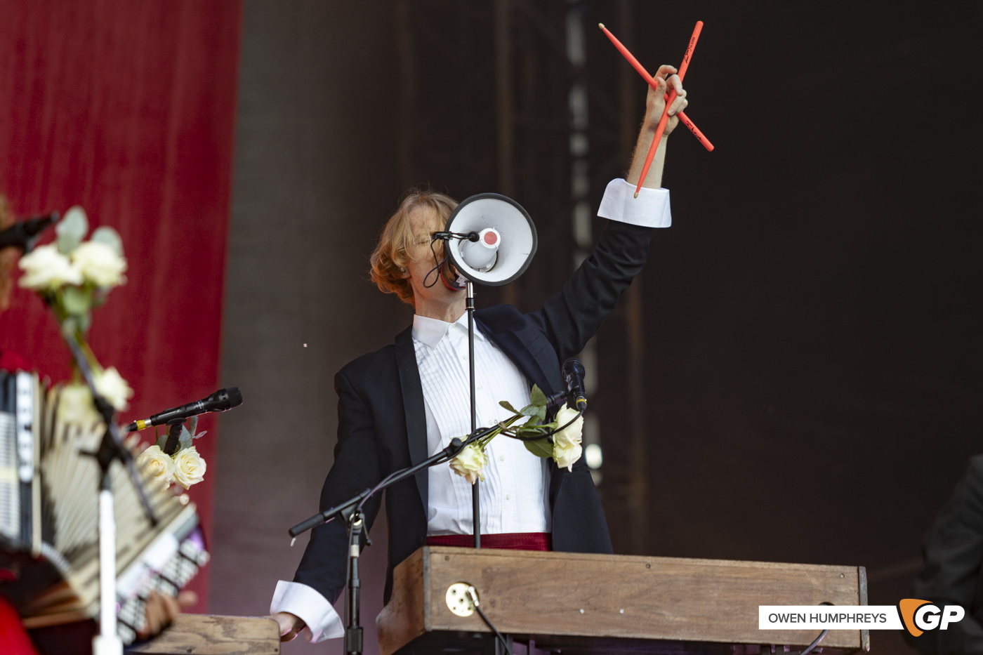 Arcade Fire at Malahide Castle. Photo by Owen Humphreys www.owen.ie