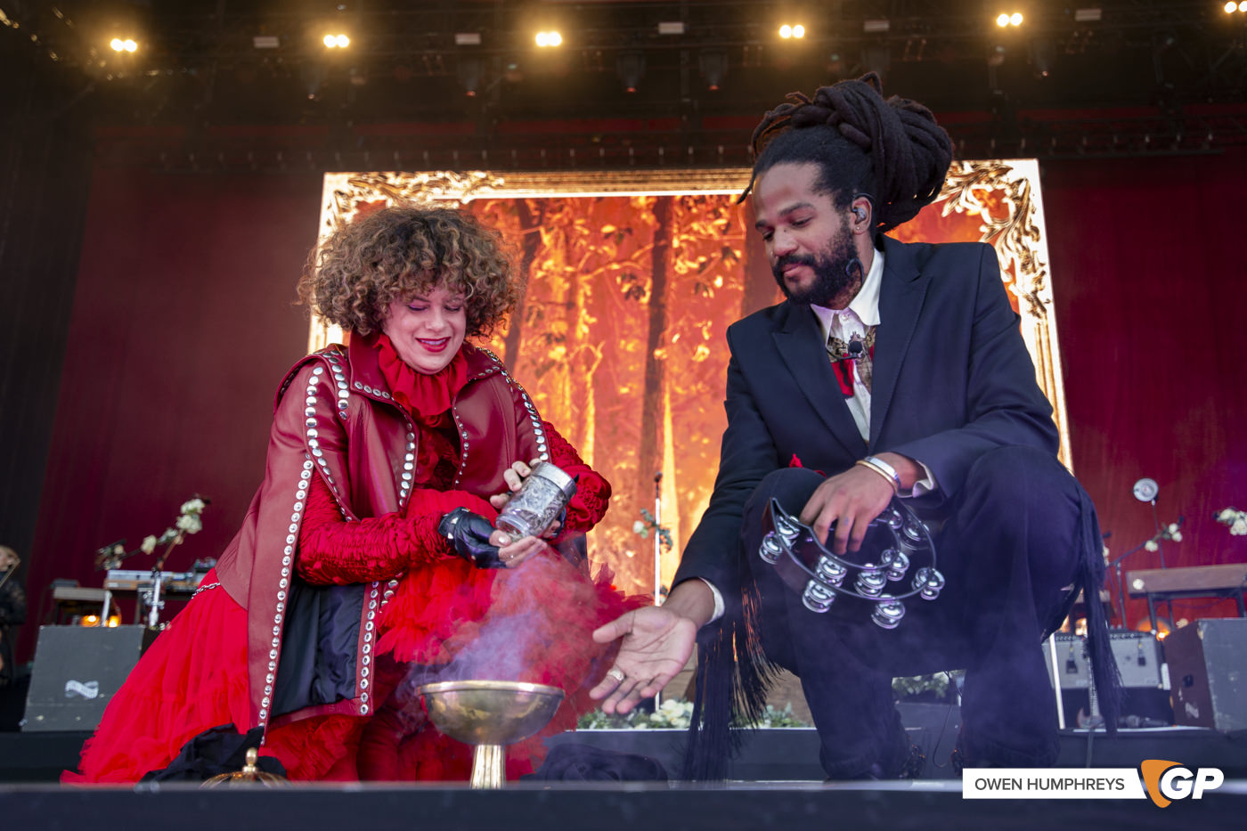 Arcade Fire at Malahide Castle. Photo by Owen Humphreys www.owen.ie