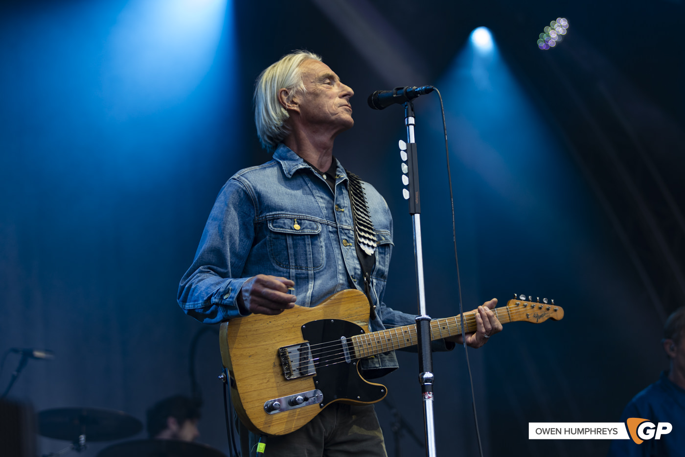 Paul Weller at Trinity College Dublin. Photo by Owen Humphreys www.owen.ie