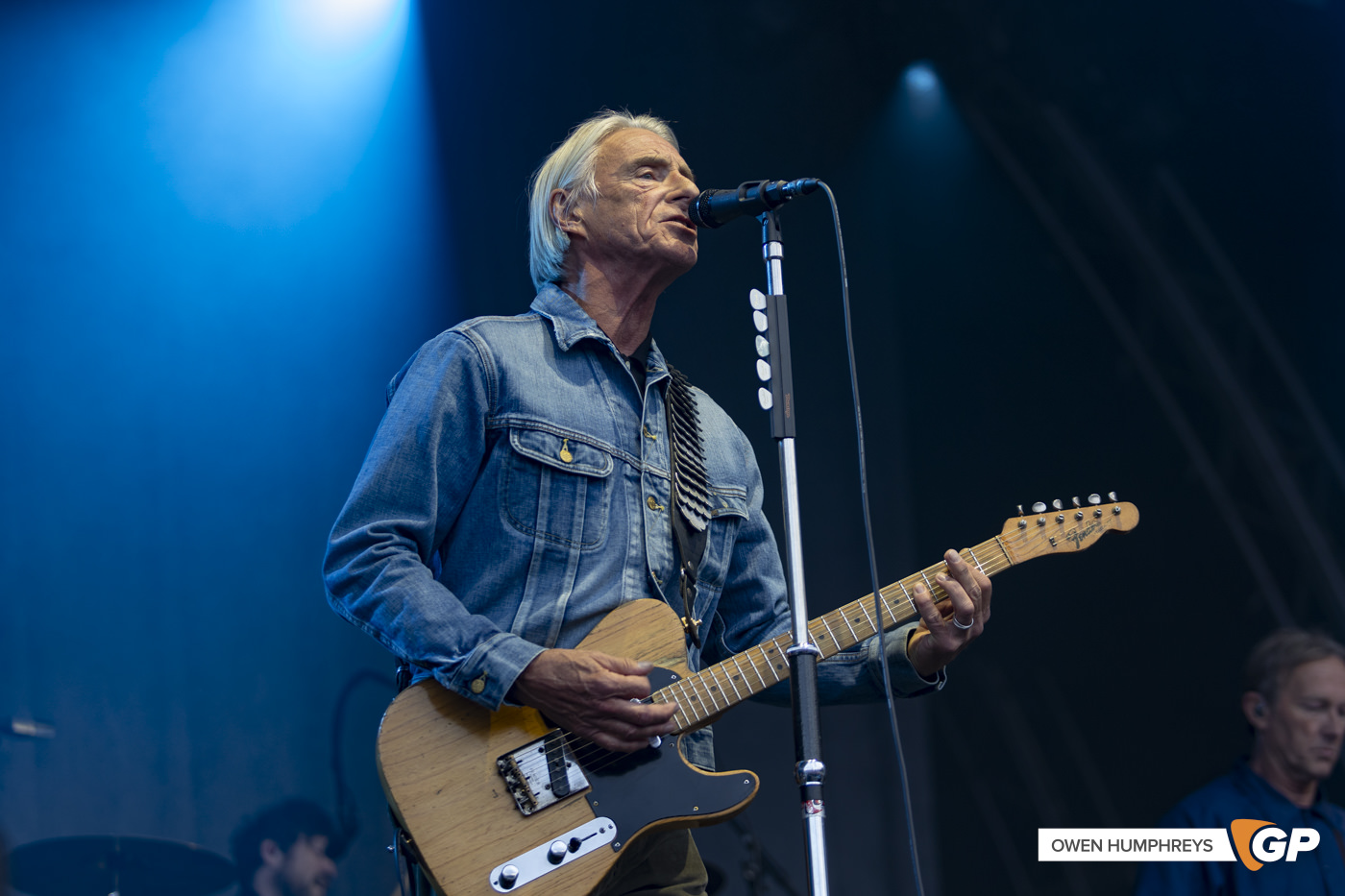 Paul Weller at Trinity College Dublin. Photo by Owen Humphreys www.owen.ie