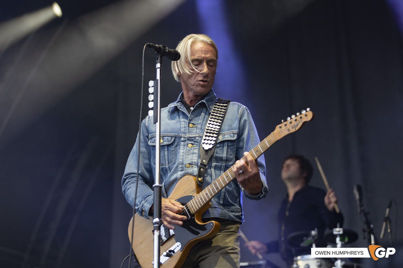 Paul Weller at Trinity College Dublin. Photo by Owen Humphreys www.owen.ie