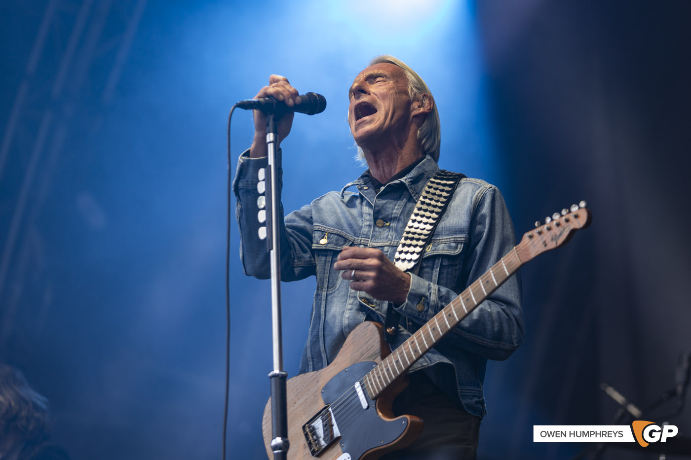 Paul Weller at Trinity College Dublin. Photo by Owen Humphreys www.owen.ie
