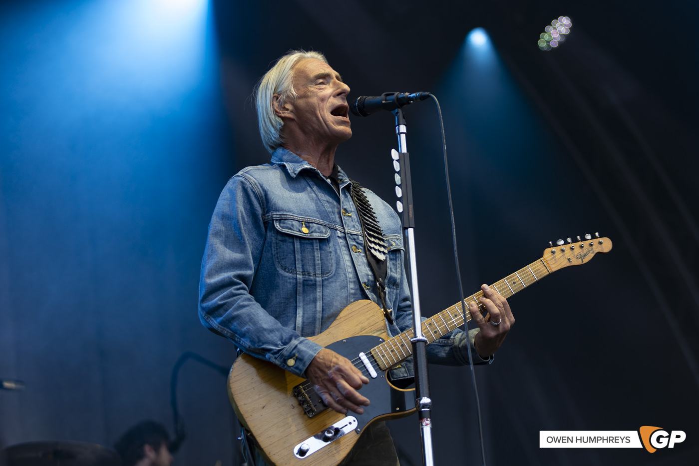 Paul Weller at Trinity College Dublin. Photo by Owen Humphreys www.owen.ie