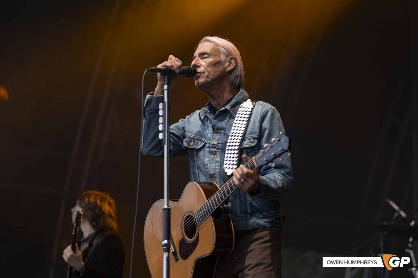 Paul Weller at Trinity College Dublin. Photo by Owen Humphreys www.owen.ie